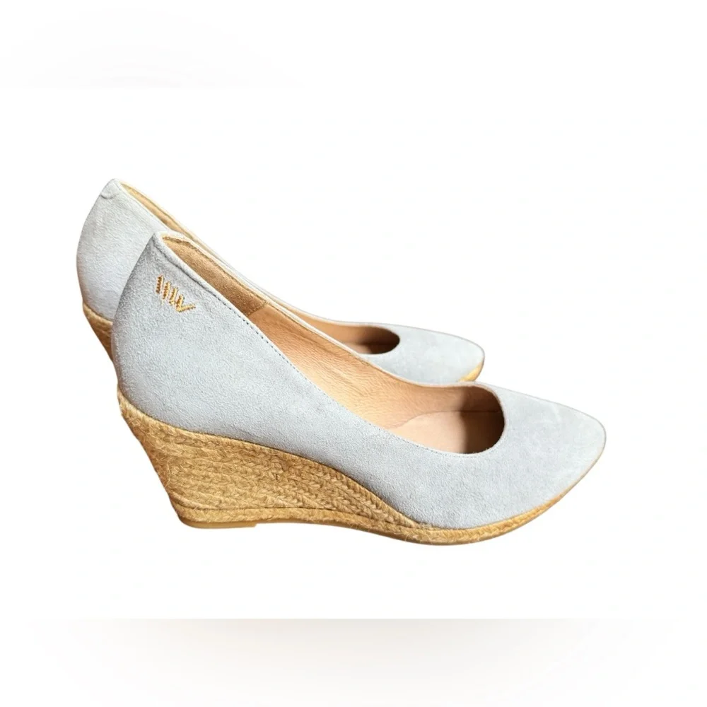Viscata Barcelona Grey Espadrilles Made In Spain